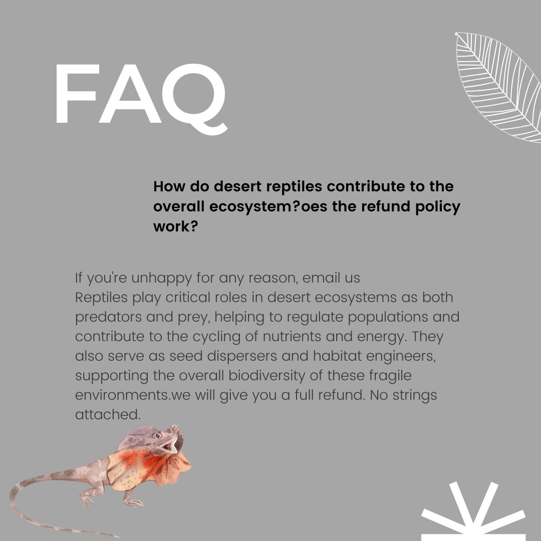 FAQ Infographic 10 Reptiles Highly Adapted to Arid Deserts